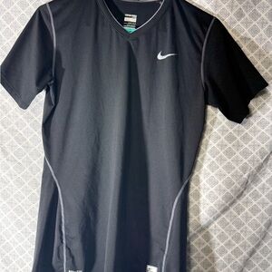 Nike Pro Black V-Neck Shirt